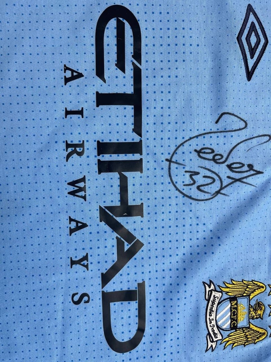 Maillot Manchester City 2011-2012 Umbro - Homme Taille 46 - Bleu