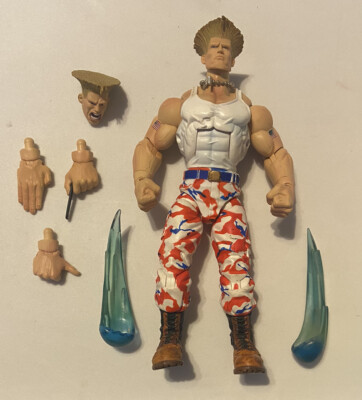 SOTA Toys Street Fighter - Guile Round 3 USA/All American Variant Loose Figure