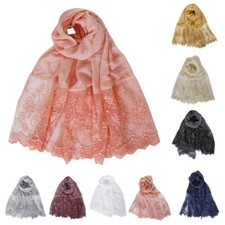 Muslim Hijab Women Prayer Long Scarf Stole Scarves Wrap Shawl Islamic Headscarf