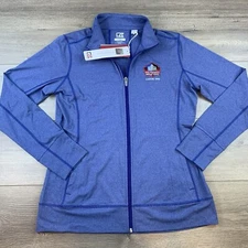 NWT Cutter & Buck DryTec Pro Football Hall Of Fame Embroidered Full Zip Jacket