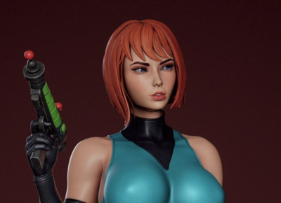 Maddie Fenton, Danny Phantom, sexy Pin Up, Figur, 3D Druck, Statue, UNBEMALT
