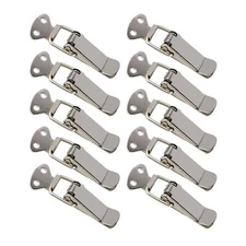 10 Pieces Spring Loaded Toggle Latch Clasp Buckle Latch for Box Cabinet Case S
