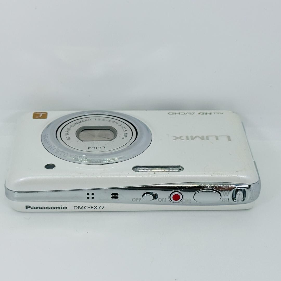 Panasonic Digital Camera Lumix FX Series DMC-FX77 White 12.1