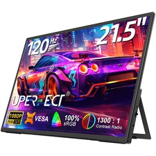 UPERFECT 21.5" Portable Computer Monitor 120Hz 1080P Monitor LCD Gaming Display