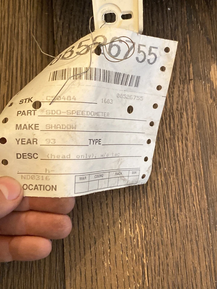 Cabezal velocímetro Shadow 1993 solo sin tacómetro 65 k millas Shadow G60 Foto 4 de 4