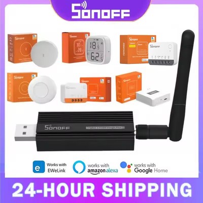 SONOFF SNZB-02D/02P Temperature Humidity Sensor,SNZB 01P Zigbee Button Switch,Br