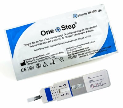 Kokain Urin Drogentest Kit, Einzeltest Panel 300ng/ml Empfindlichkeit 10 Tests