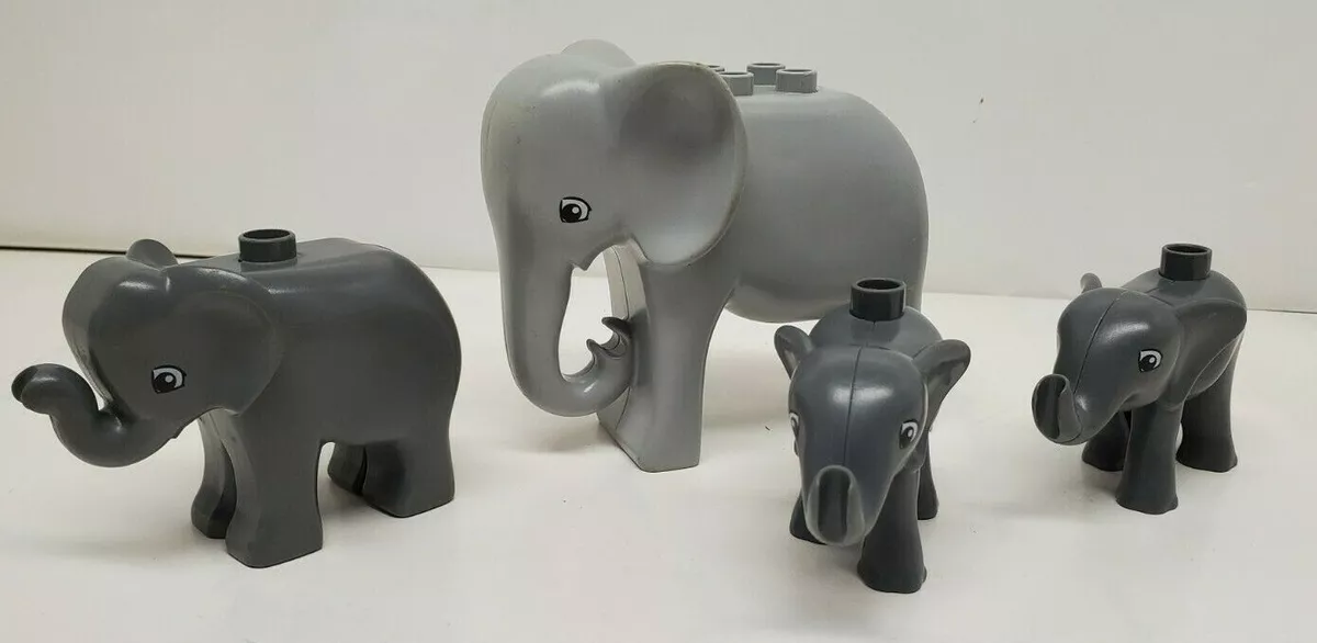 Lego Duplo Elephant Family Giraffe Tiger More Set of 9 eBay