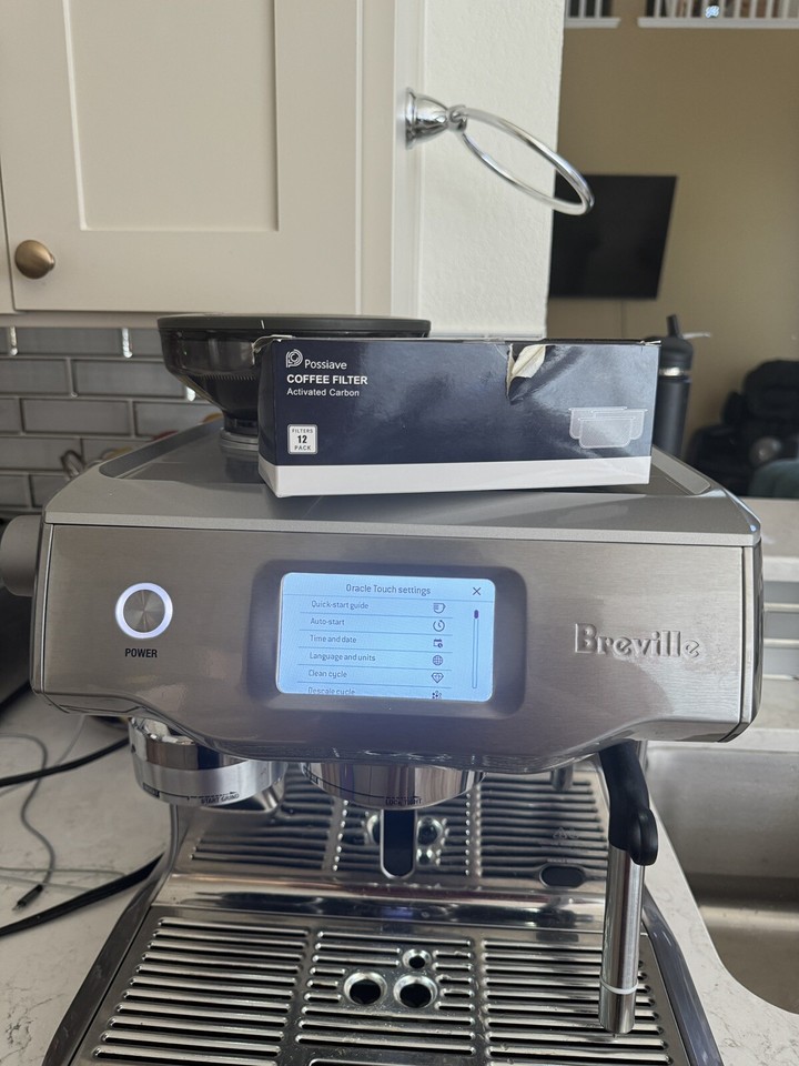 Breville Oracle Touch Espresso Coffee Machine Brushed Stainless Steel