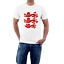 thumbnail 1 - England T-shirt Heraldic 3 Lions. Cricket Rugby Football St George&#039;s Day 