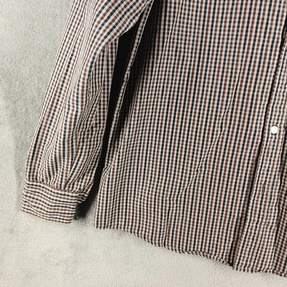 MATIX Men Slim Fit Button Down Shirt Size LARGE Woven Multicolor Cotton Blend - Image 2 of 4