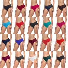 Merry Style Damen Bikini Slip Hoher Bund Biki...