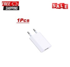 2 Pin European USB Power Adapter EU Plug Wall Charger Travel Adapter Shaver Plug