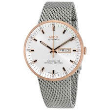 Orologio Uomo Mido Commander II Automatico Quadrante Argento M031.631.21.031.00