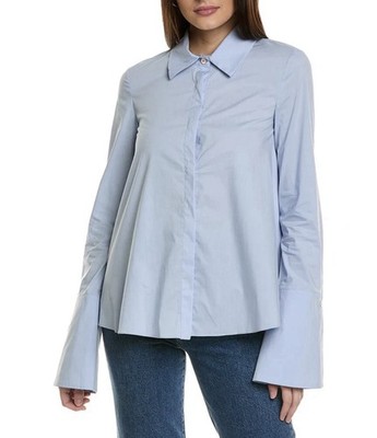 CAROLINE CONSTAS VERENA TOP COLOR: FRENCH BLUE SIZE SMALL