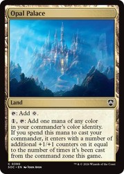Opal Palace 390 Common Commander: Secrets of Strixhaven MTG