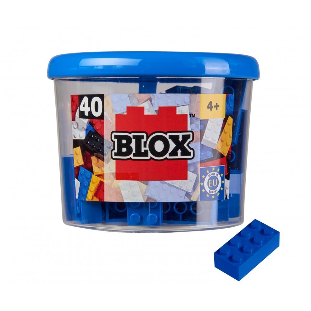 Simba Blox 40 8er Bausteine blau в дозе от Klembausteine Konstruktionspielzeug 2990₽