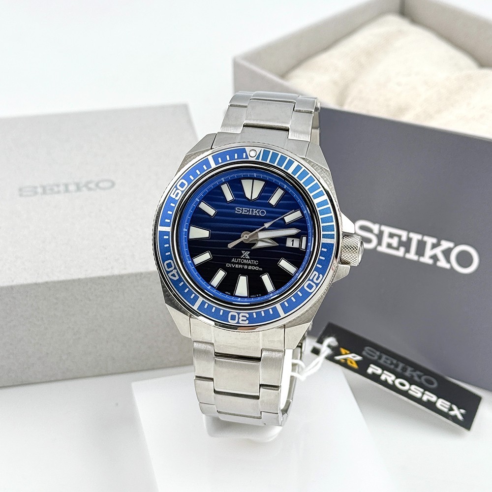 Seiko Prospex Samurai Save the Ocean Men's Automatic Diver Watch SRPC93