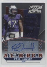 2015 Panini Prizm Collegiate Draft Picks All-American Paul Dawson #13 Auto 7p8