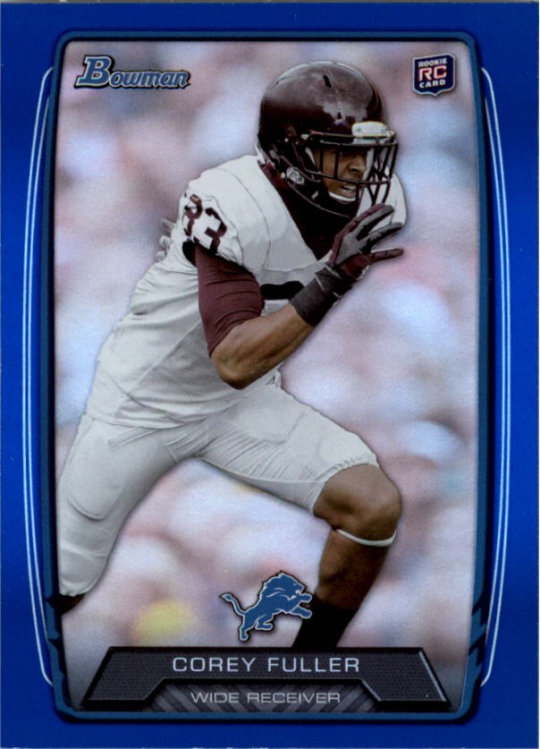 2013 Bowman Rainbow Blue #153 Corey Fuller/499 - FB