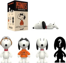 Super7 - Peanuts - Reaction Blind Box Wv6 - So Many Snoopies 12pc Flat New Toy