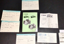 Canon EOS REBEL X-s X 35mm film SLR camera Owner's Instruction Guide E English