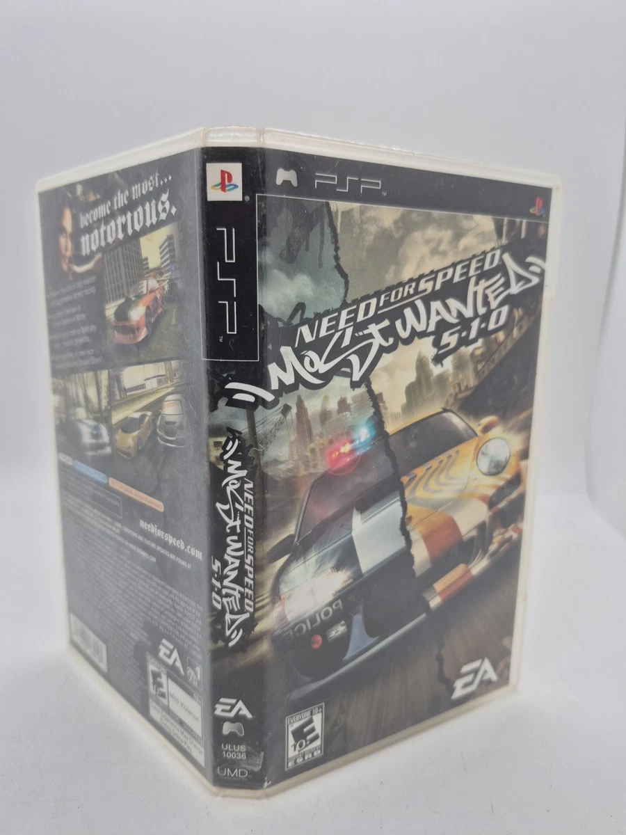 Jeu PSP – Need For Speed Most Wanted – Complet – Bon État – Sony PSP