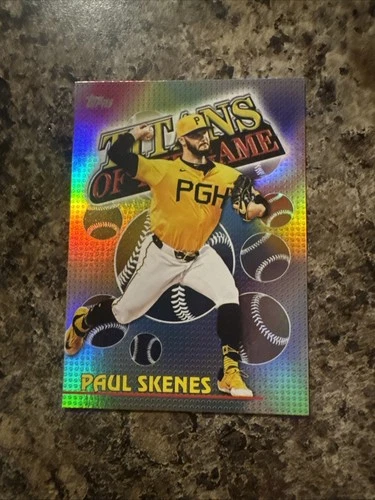 Paul Skenes RARE HOLO FOIL REFRACTOR TOPPS  INVESTMENT CARD PIRATES MINT