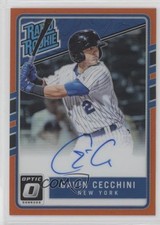 2017 Panini Donruss Optic Orange Prizm 76/99 Gavin Cecchini #RRS-GC Auto 8q4