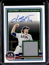 2023 Panini Stars & Stripes USA #SM-AT Alonzo Tredwell Sign Material #/200