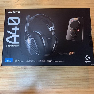 Astro Gaming A40 TR Headset MixAmp Pro TR Gen 4 PC Xbox PS4 Audio - Excellent +