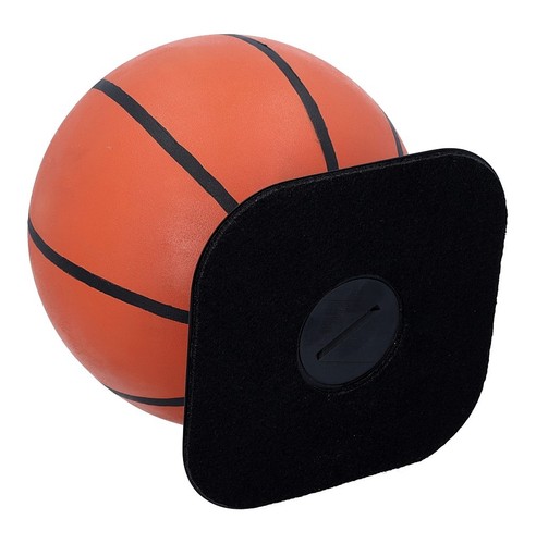 Basketbalvormige urn van roestvrij staal - Afbeelding 3 van 8