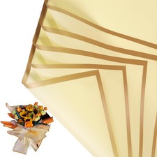 20 Sheet Flower Wrapping Paper - Waterproof Floral Bouquet Wrapping Paper Flori