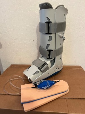 Aircast XP  Walker Brace/Walking Boot Medium Light Gray