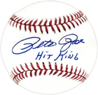 Pete Rose Signed NL Baseball Cincinnati Reds "Hit King" PR Holo