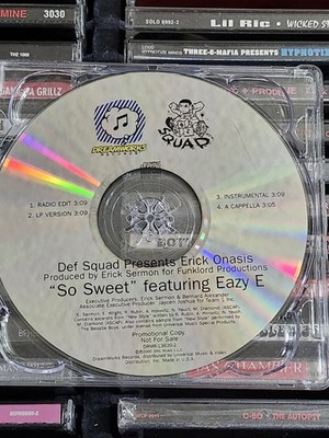 Def Squad Presents Erick Onasis: So Sweet Eazy E CD Rare HTF OOP Single Promo 
