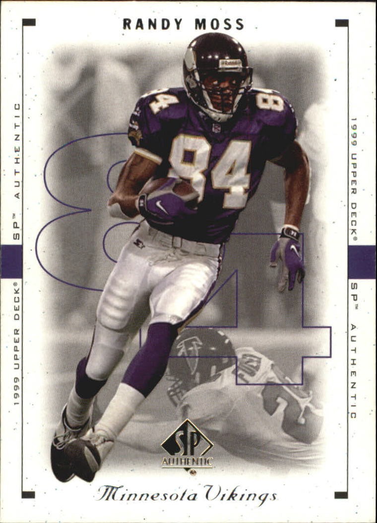 1999 SP Authentic #47 Randy Moss - FB
