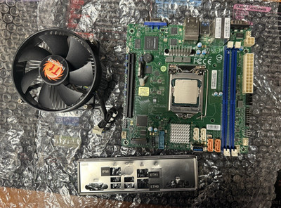 Supermicro X11SCL-iF LGA1151 Socket Intel Motherboard w/Intel E-2226G CPU