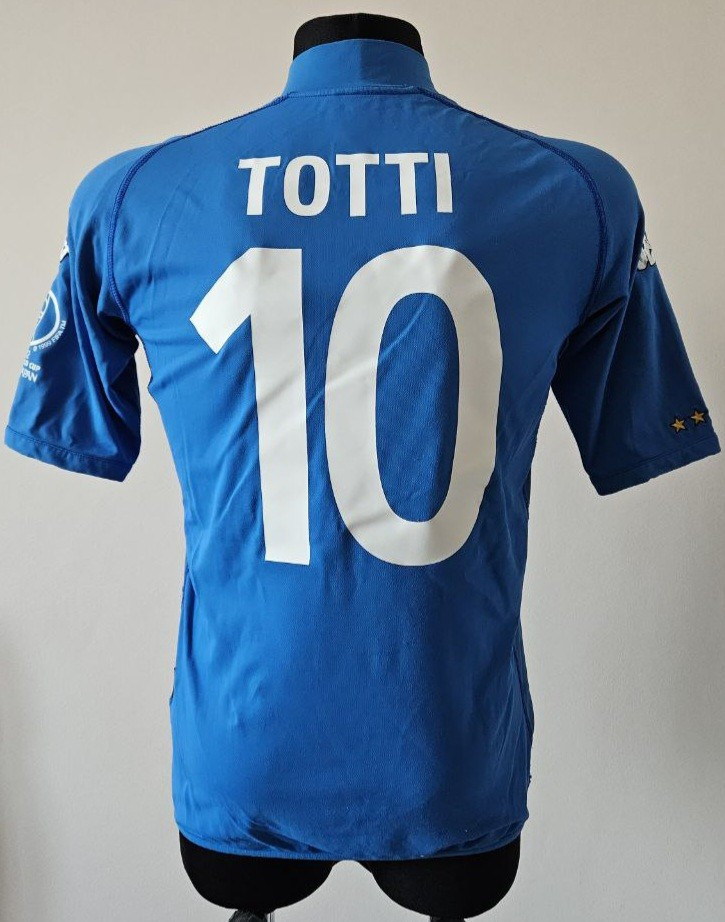 Italy 2002 - 2004 Home football shirt Kappa #10 Totti size Large Adult