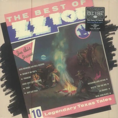 LP ZZ Top The Best Of ZZ Top STILL SEALED, BLUE-JEAN BLUE VINYL NEW OVP
