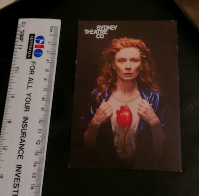 Alison Whyte The Testament Of Mary original cardboard flyer Frontline 2017