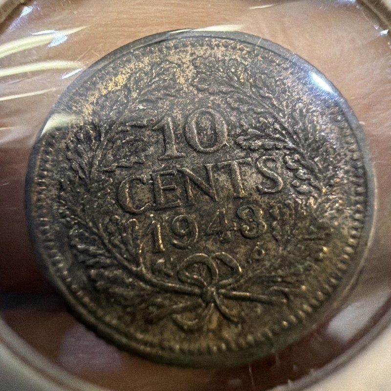 Netherlands Curacao 10 Cents 1943 H20168