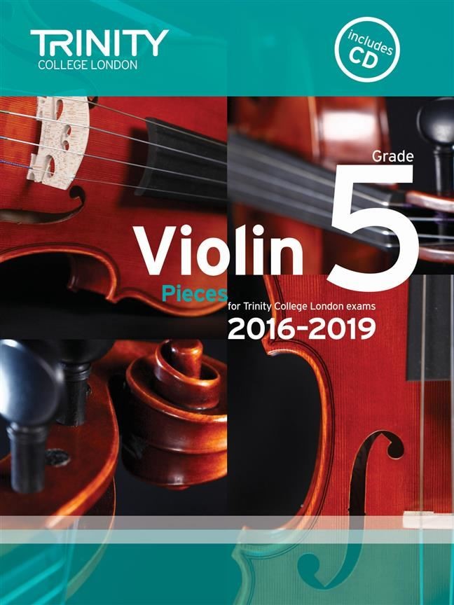 Violin 2016-2019. Grade 5 (score/pt/CD) Violin Book with CD  Trinity