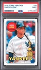 2018 Topps Heritage New York Yankees Aaron Judge Super Rookie All-Star #25 PSA 9