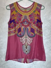 ETRO Silk Pink Top Blouse  Sz. S