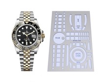 Kit adesivi HD protezione orologio completa per Rolex GMT Master II oro/acciaio 2018-ora