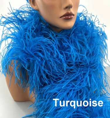 21 Colors 5Ply Feather Quality Boa Fluffy Ostrich Feathers for Cloth Decoration