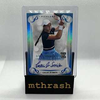 Leaf 2023 Premier Edition Pickleball Callie Jo Smith #Ba-Cjs Auto Rookie 1/3