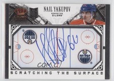 2013-14 Panini Crown Royale Scratching the Surface Nail Yakupov #SC-NY Auto 0f5t