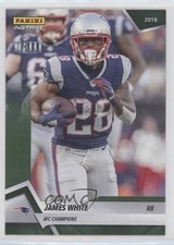 2018 Panini Instant NFL AFC Champions Green 10/10 James White #410 8gd